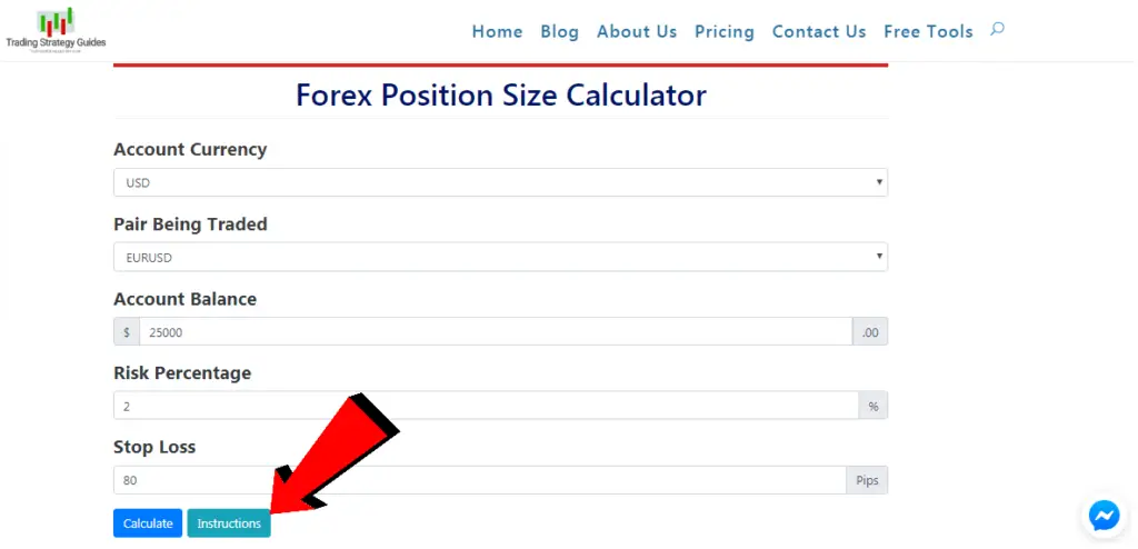 Forex position lot size cal